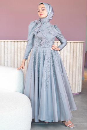 Elvin Tesettür Abiye - FioraofDress - tesettur - abiye - 44 - hijab - evening - dress