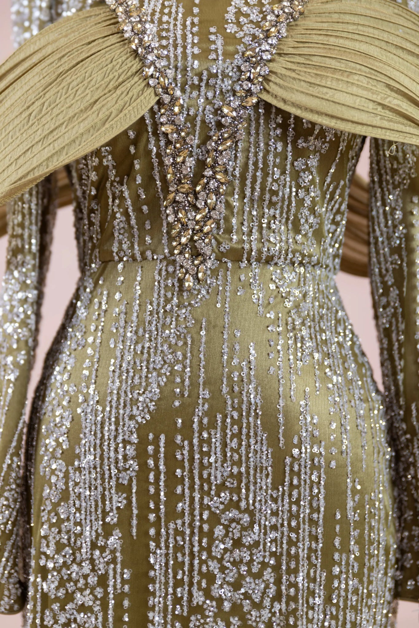 Empress Tesettür Abiye - FioraofDress - tesettur - abiye - YAĞ YEŞİLİ - 36 - hijab - evening - dress