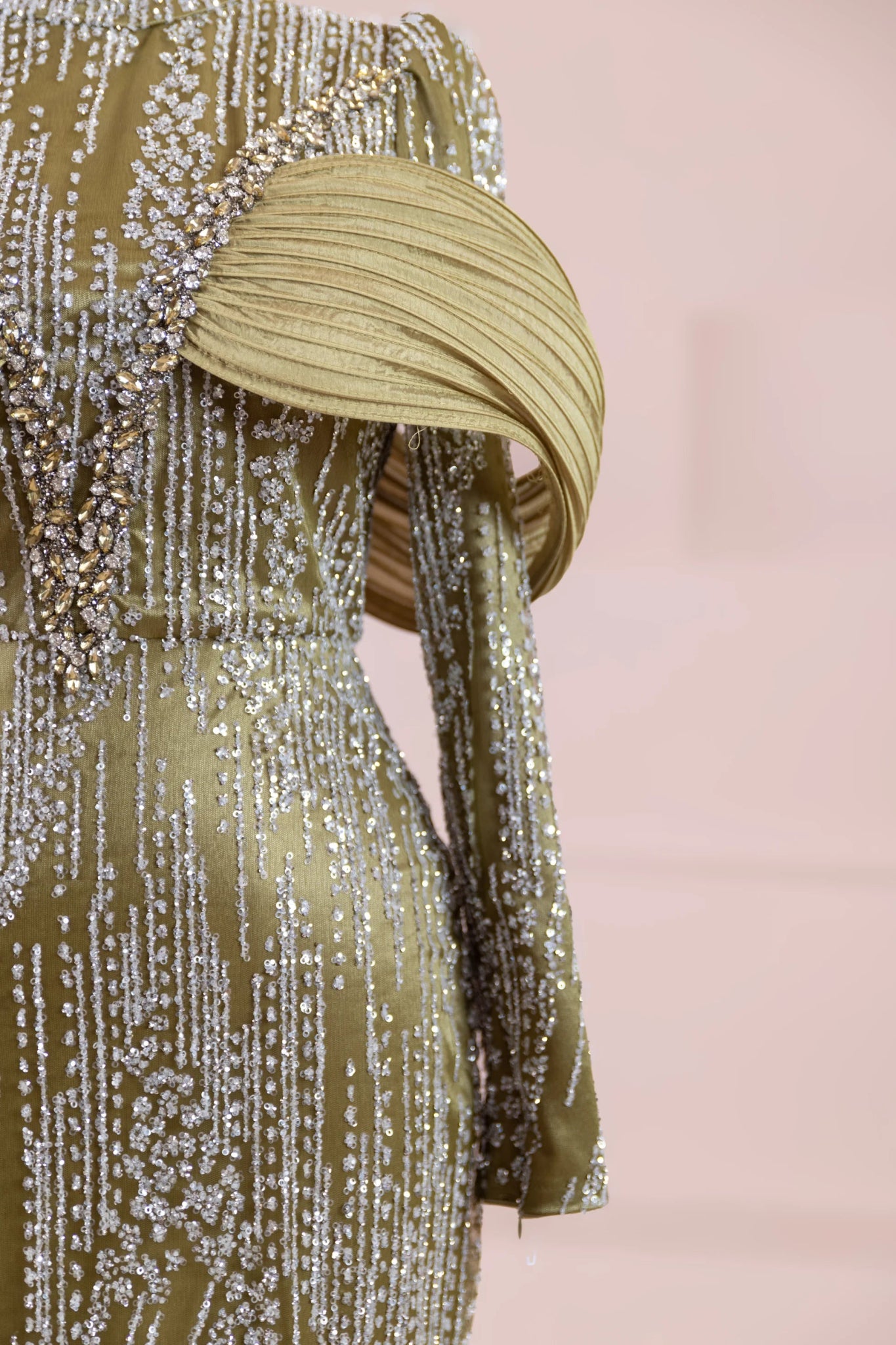 Empress Tesettür Abiye - FioraofDress - tesettur - abiye - YAĞ YEŞİLİ - 36 - hijab - evening - dress