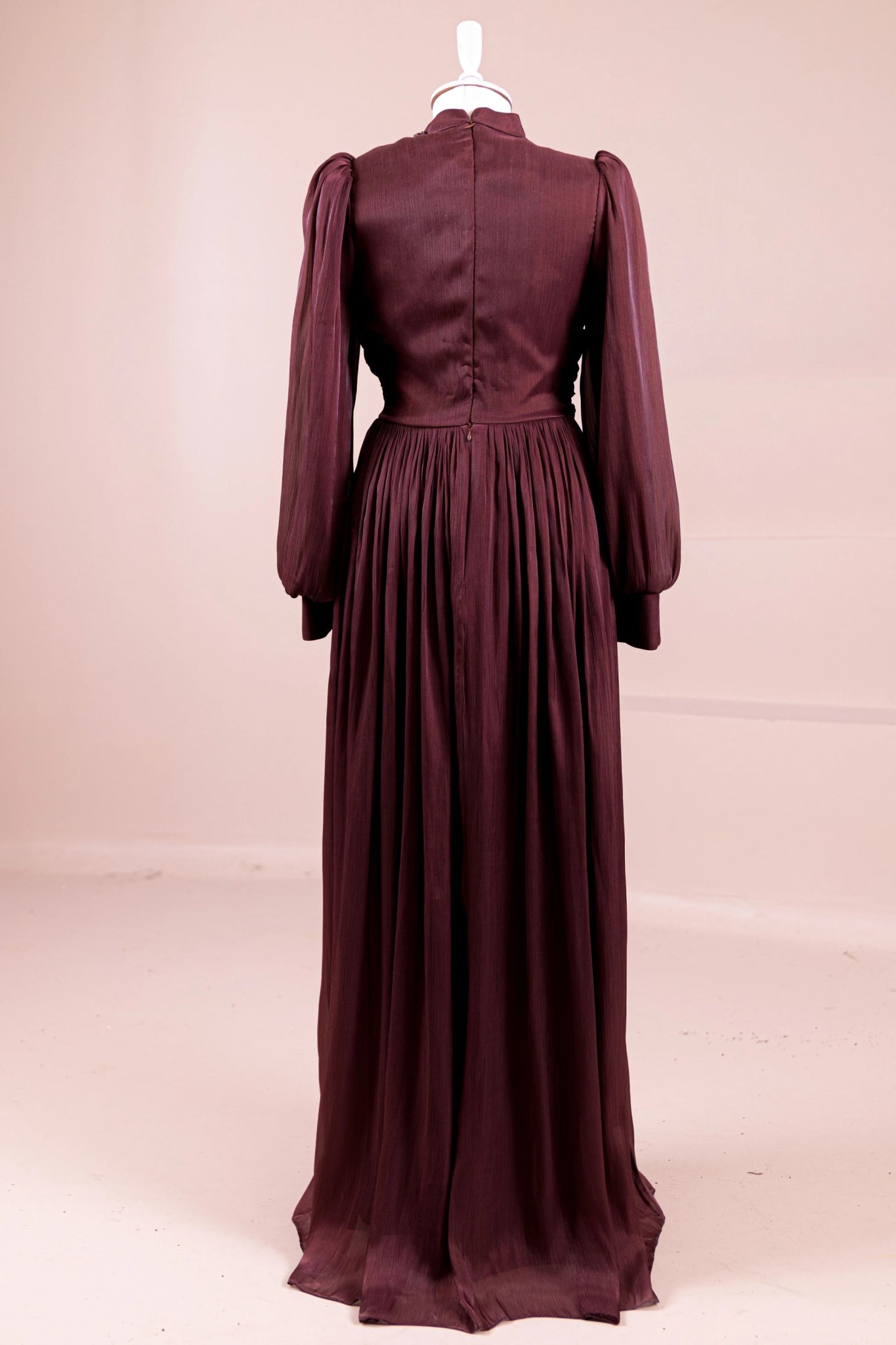 Faelyn Tesettür Abiye - FioraofDress - tesettur - abiye - bery burgundy - 38 - hijab - evening - dress