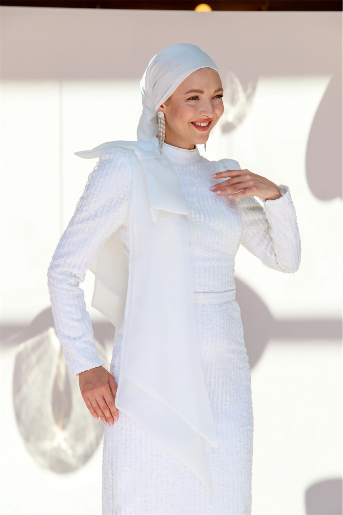 Farilya Tesettür Abiye - FioraofDress - tesettur - abiye - 38 - Ekru - hijab - evening - dress