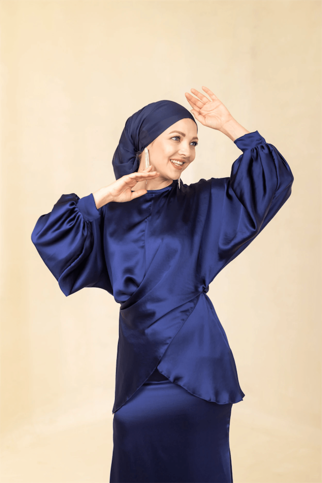 Felicita Tesettür Abiye - FioraofDress - tesettur - abiye - 44 - Lacive - hijab - evening - dress