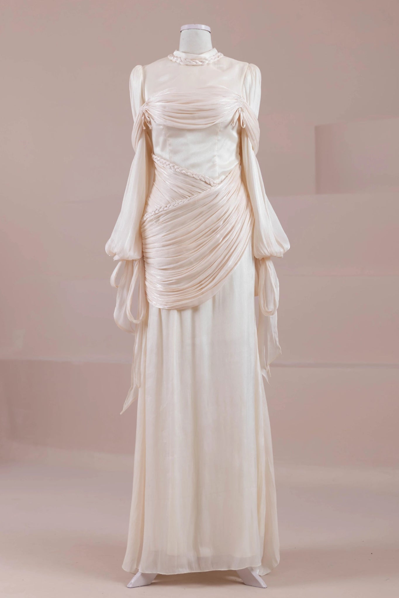 Galadriel Tesettür Abiye - FioraofDress - tesettur - abiye - Ekru - 38 - hijab - evening - dress