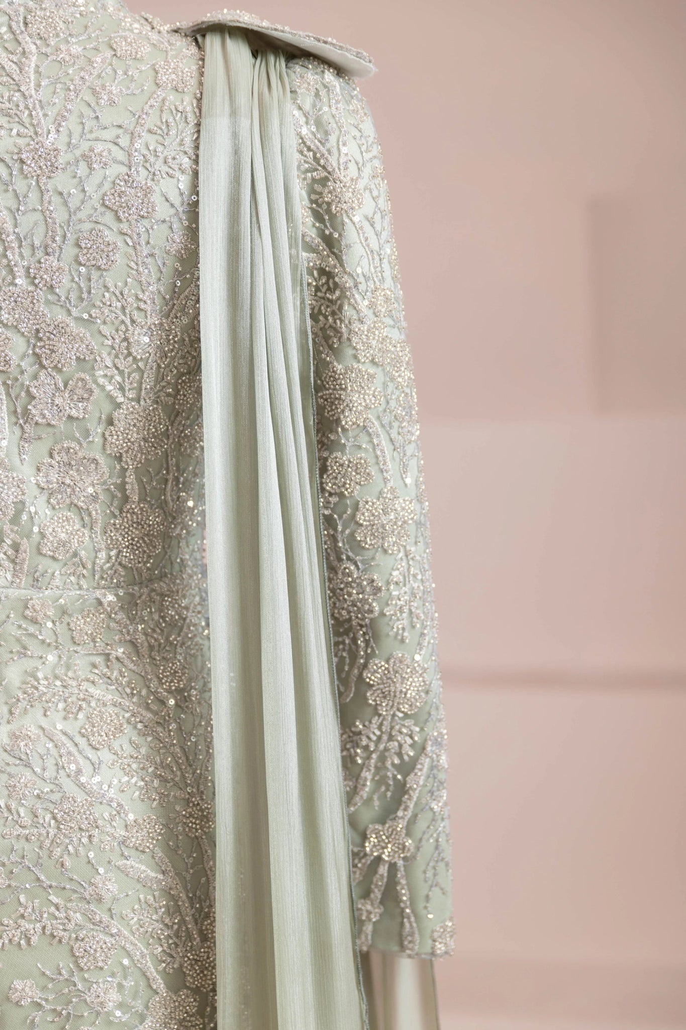 Glam Tesettür Abiye - FioraofDress - tesettur - abiye - mint - 38 - hijab - evening - dress