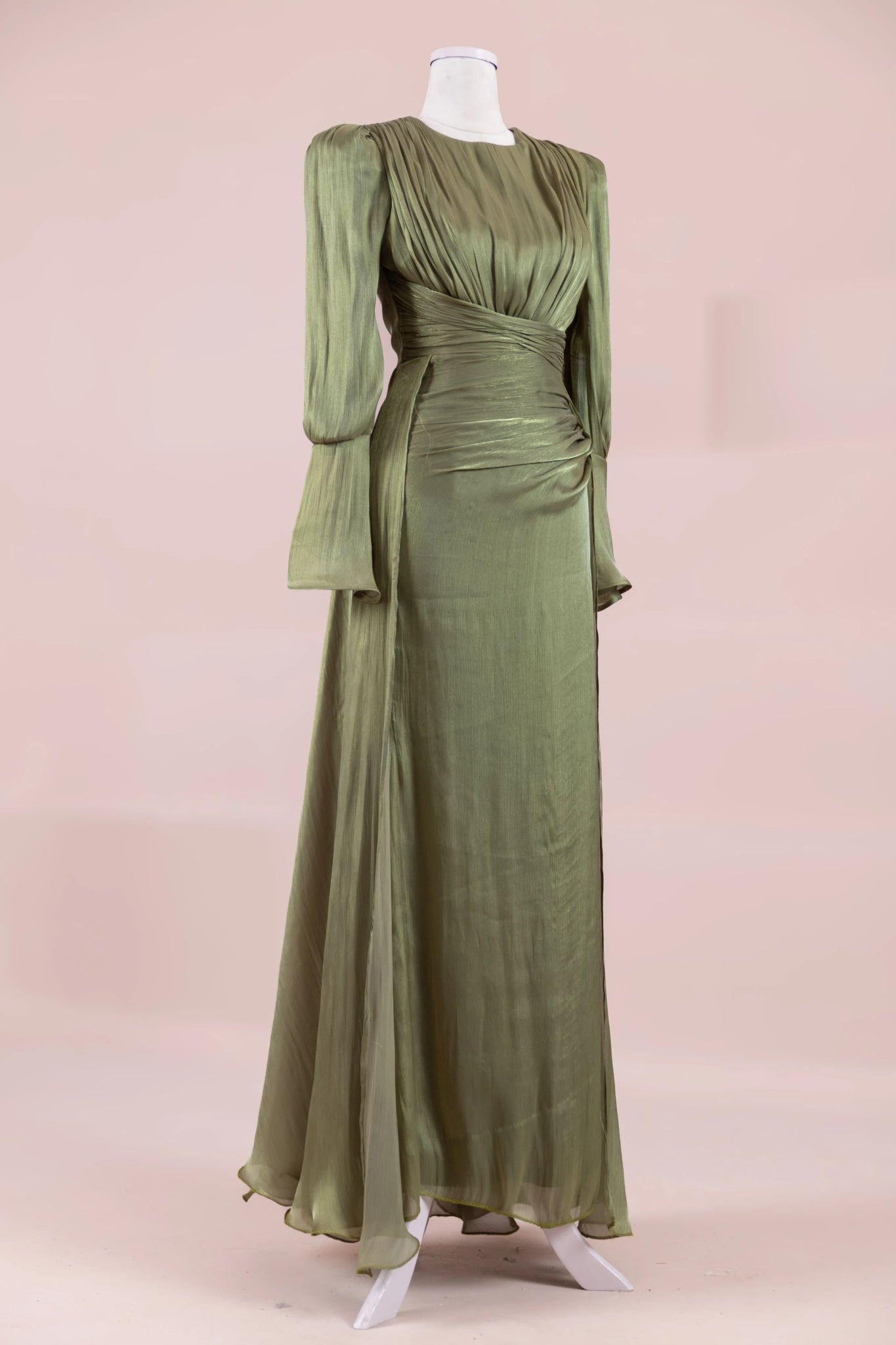 Glamour Tesettür Abiye - FioraofDress - tesettur - abiye - Çimen yeşili - 38 - hijab - evening - dress