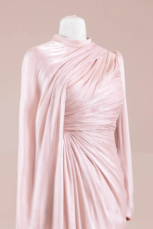 Glory Sade Tesettür Abiye - FioraofDress - tesettur - abiye - Pudra - 38 - hijab - evening - dress