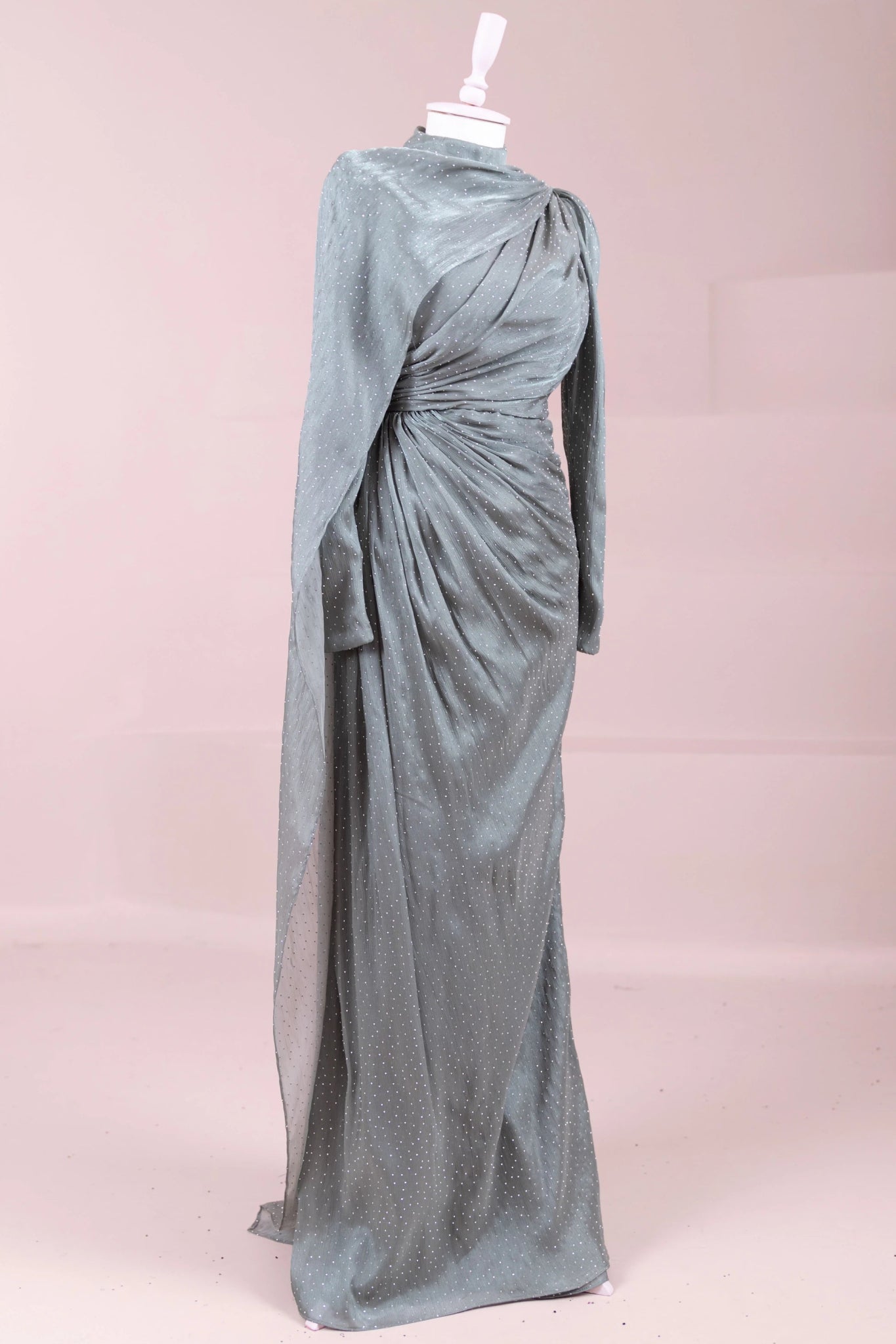 Glory Tesettür Abiye - FioraofDress - tesettur - abiye - haki - 38 - hijab - evening - dress