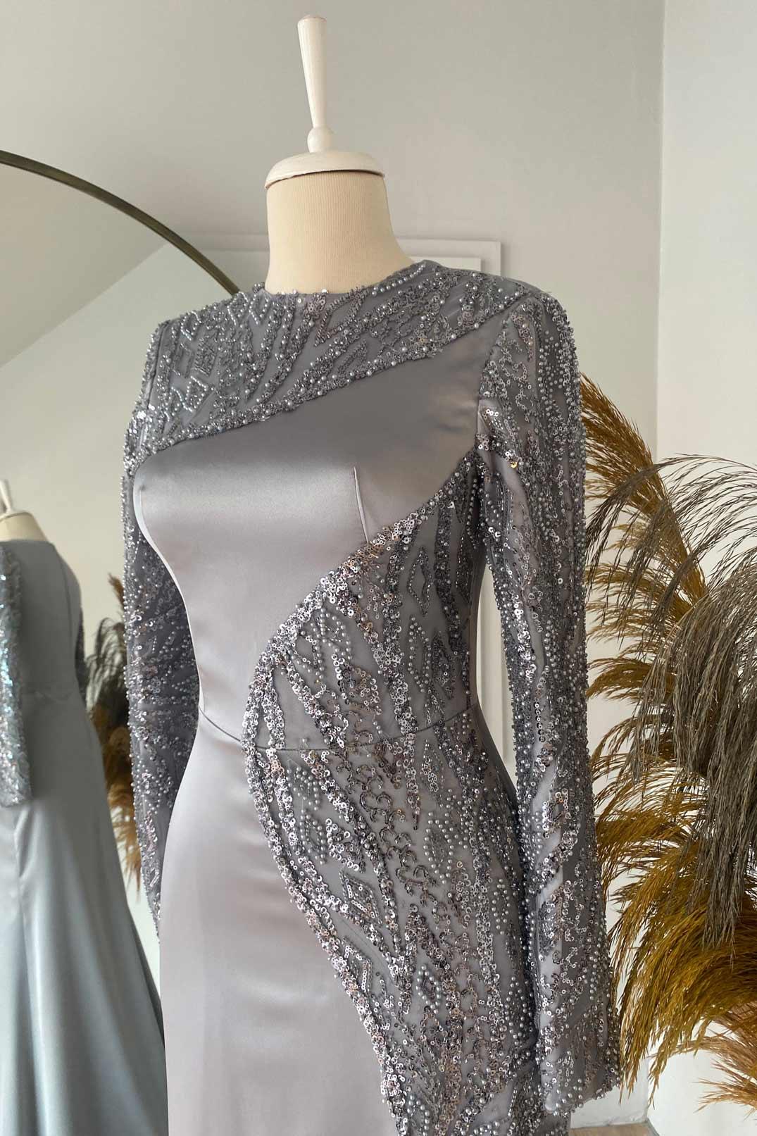 Hailey Abiye - FioraofDress - tesettur - abiye - 48 - zümrüt - hijab - evening - dress