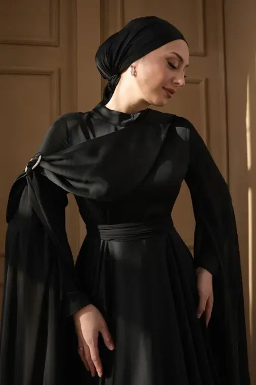 Melisa Taşlı Tesettür Abiye