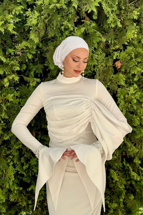 Ela Tesetür Abiye - Siyah