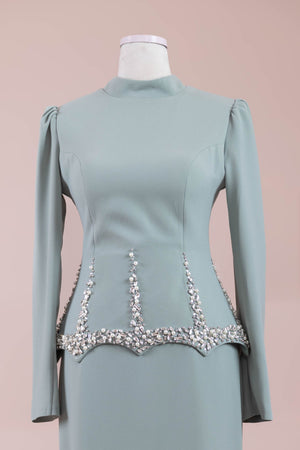 Ranya Tesettür Abiye - mint