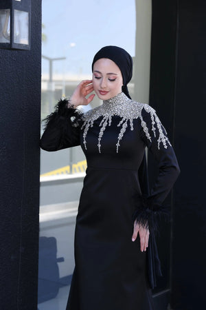 Diamond Tesettür Abiye - Taş