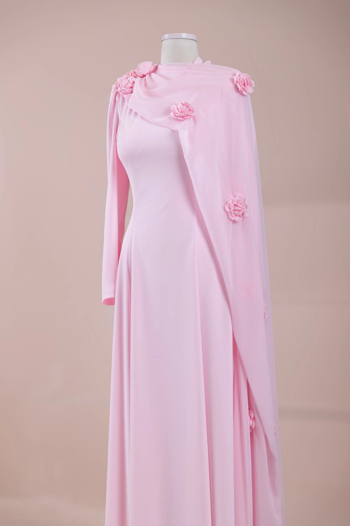 Jaidah Tesettür Abiye - PEMBE