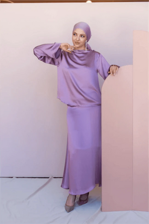 Candida Tesettür Takım - lila