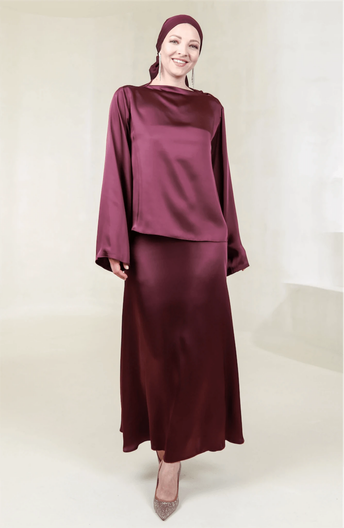 Candida Tesettür Takım - lila