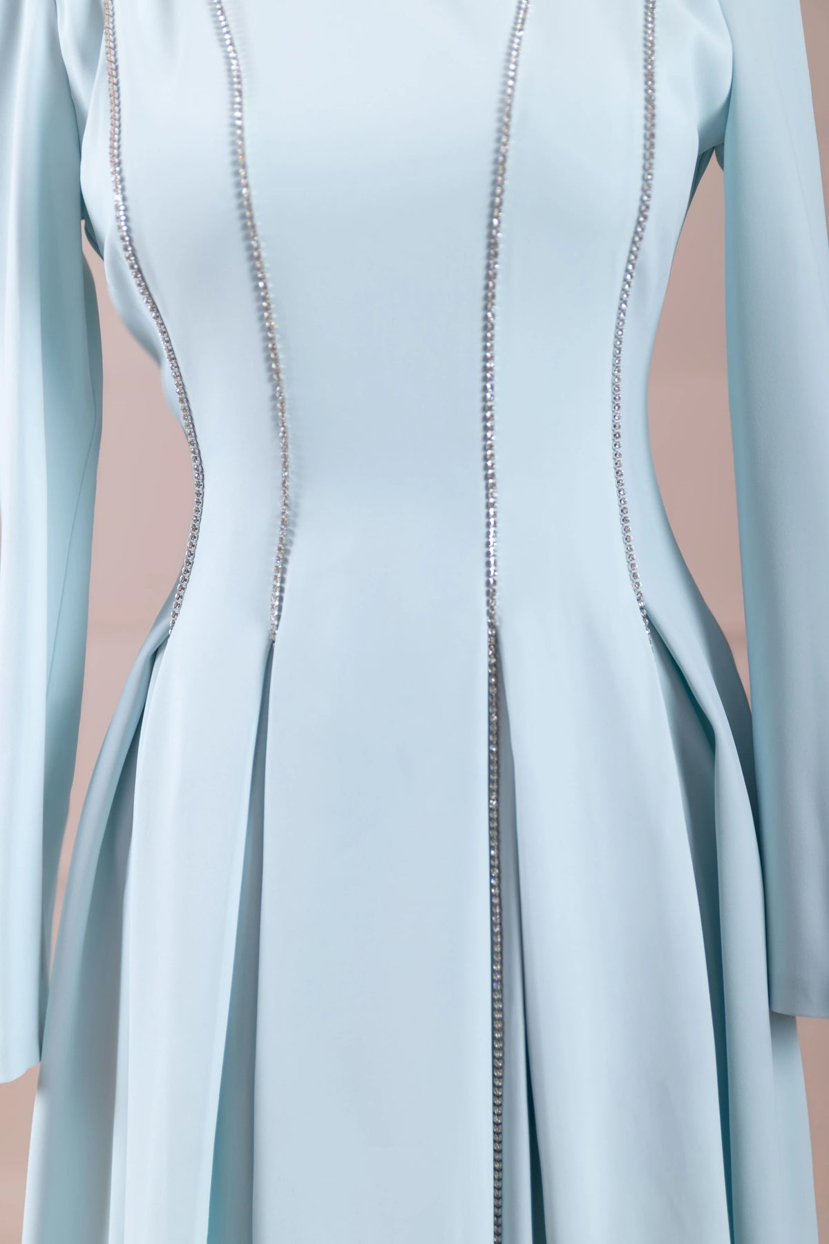 Poudre Tesettür Abiye - pearl blue