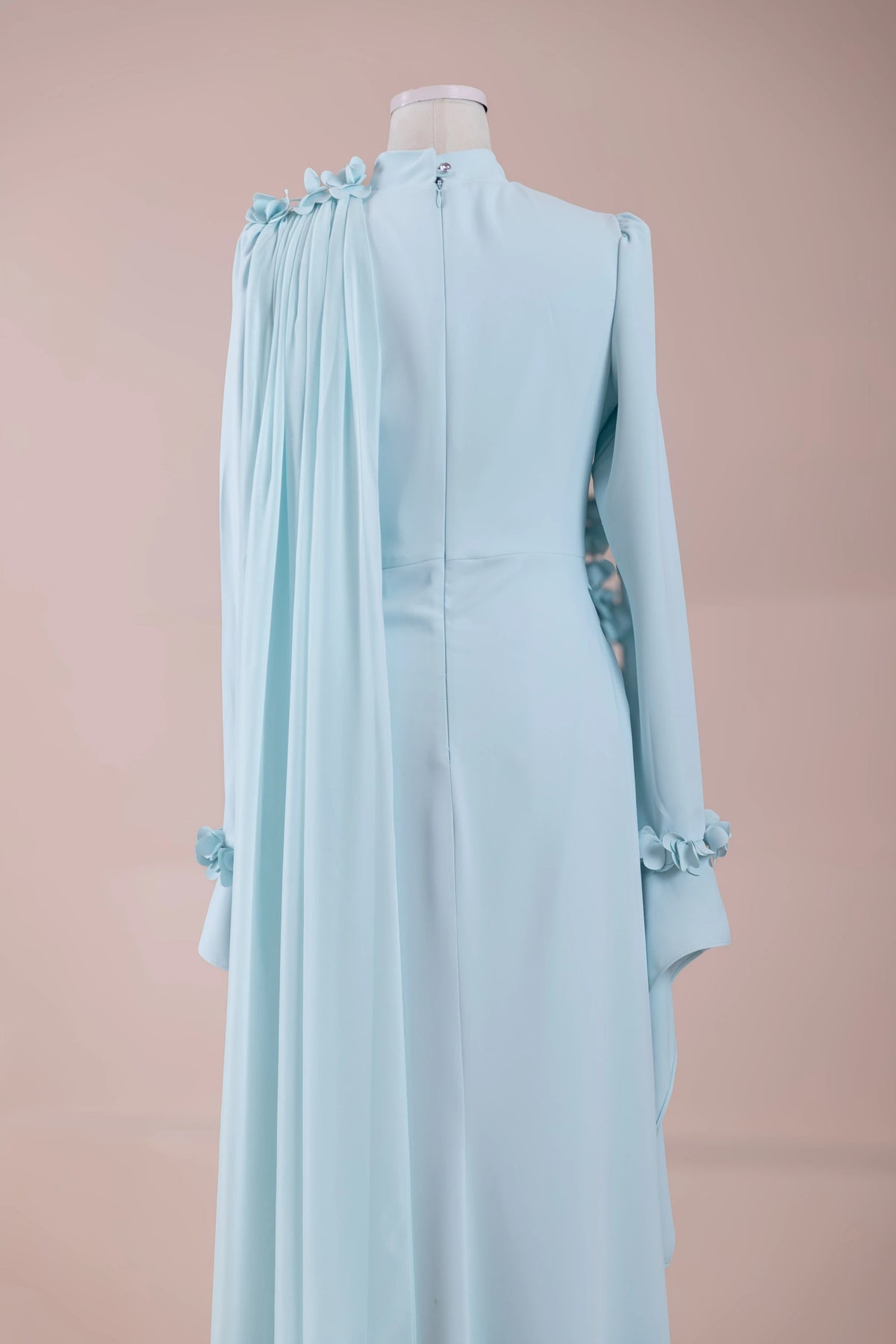 Mavera Tesettür Abiye - pearl blue