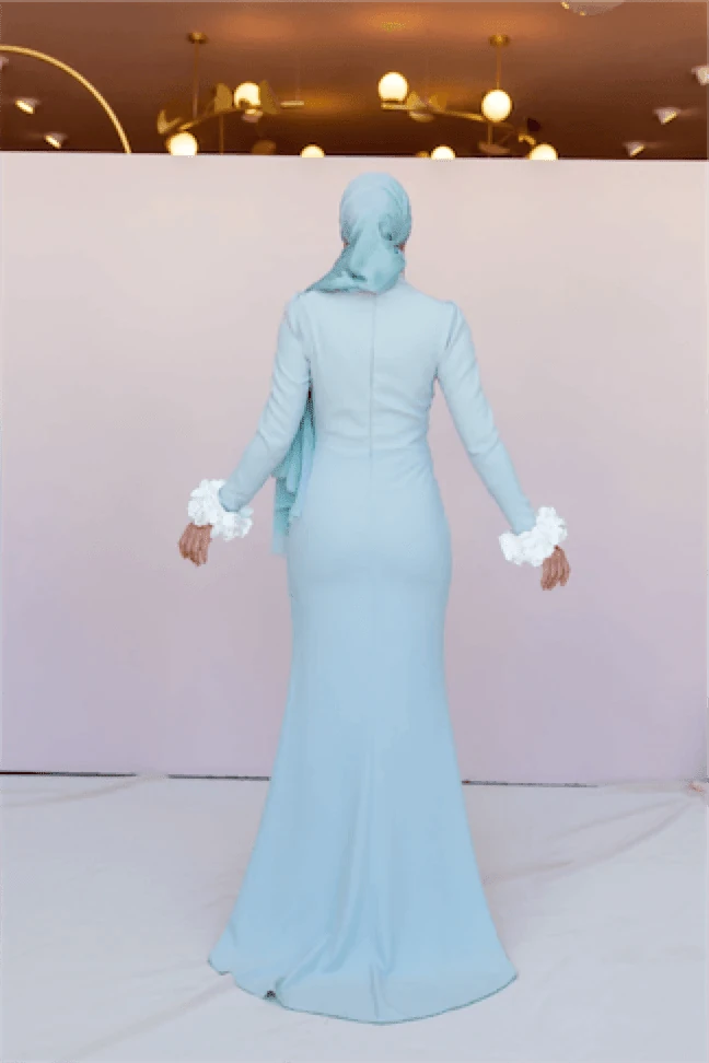 Allegra Tesettür Abiye - Siyah