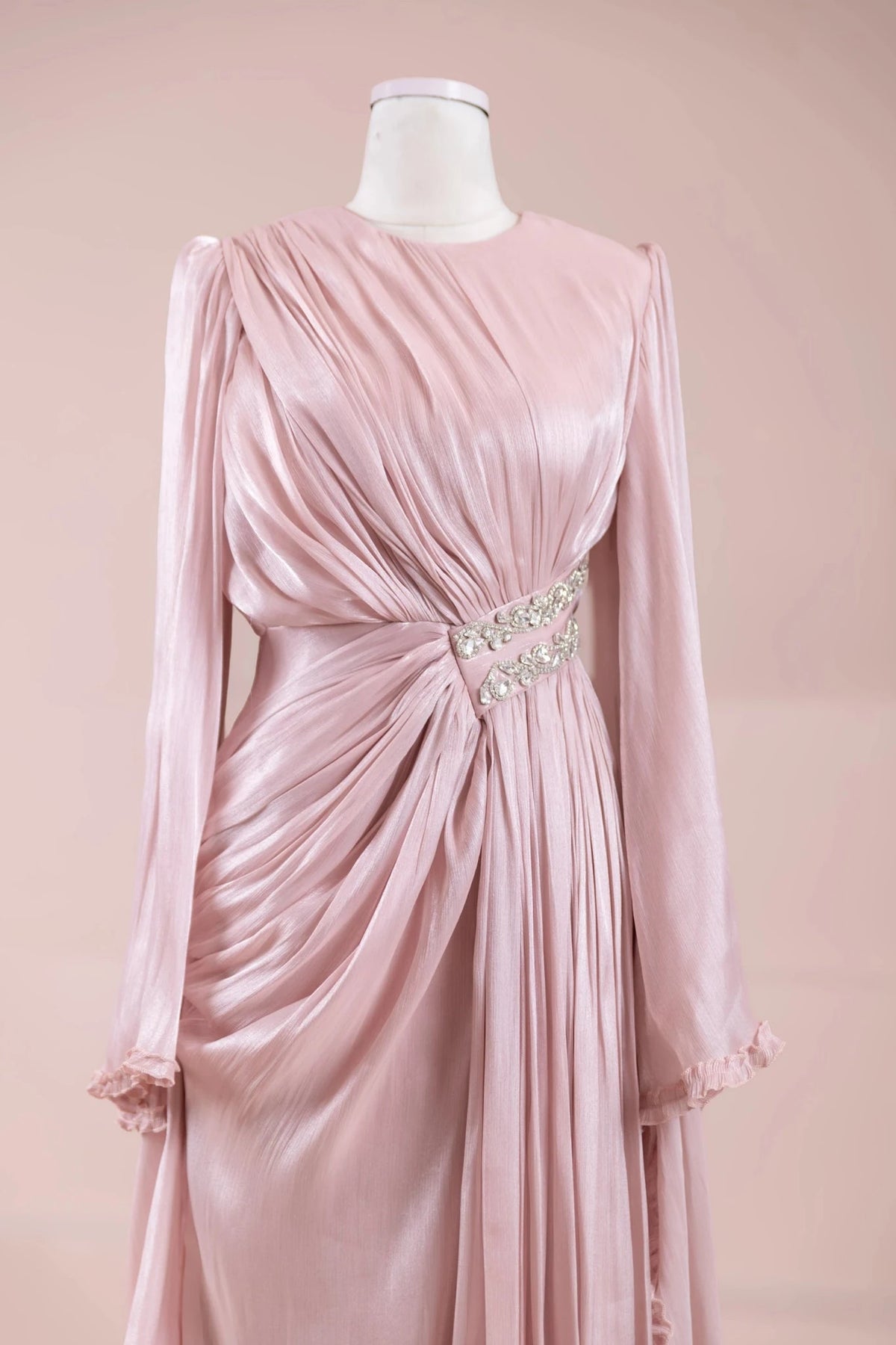 Dera Tesettür Abiye - pink