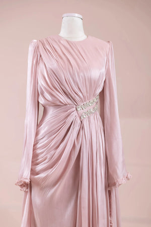 Dera Tesettür Abiye - pink