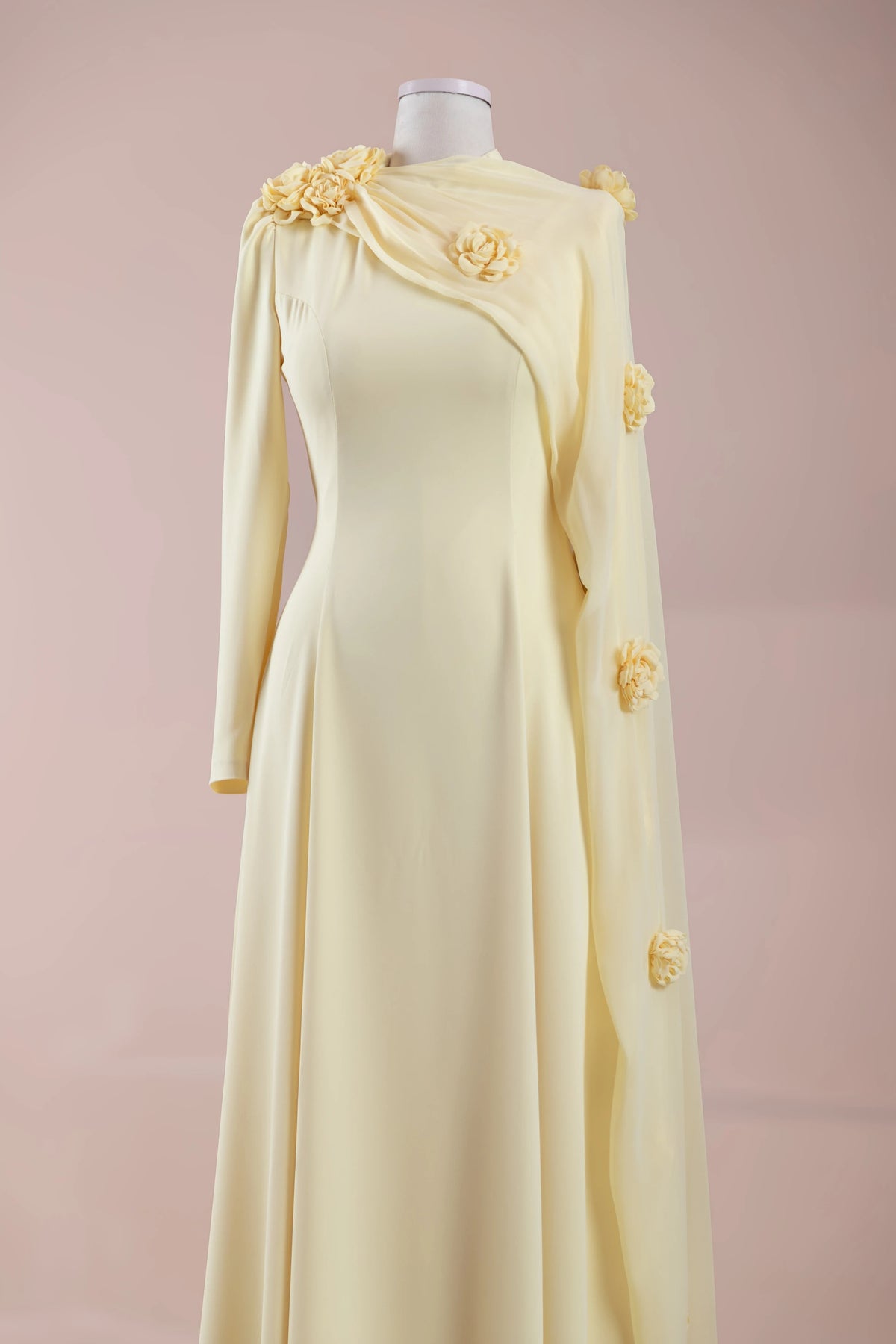 Jaidah Tesettür Abiye - Sarı