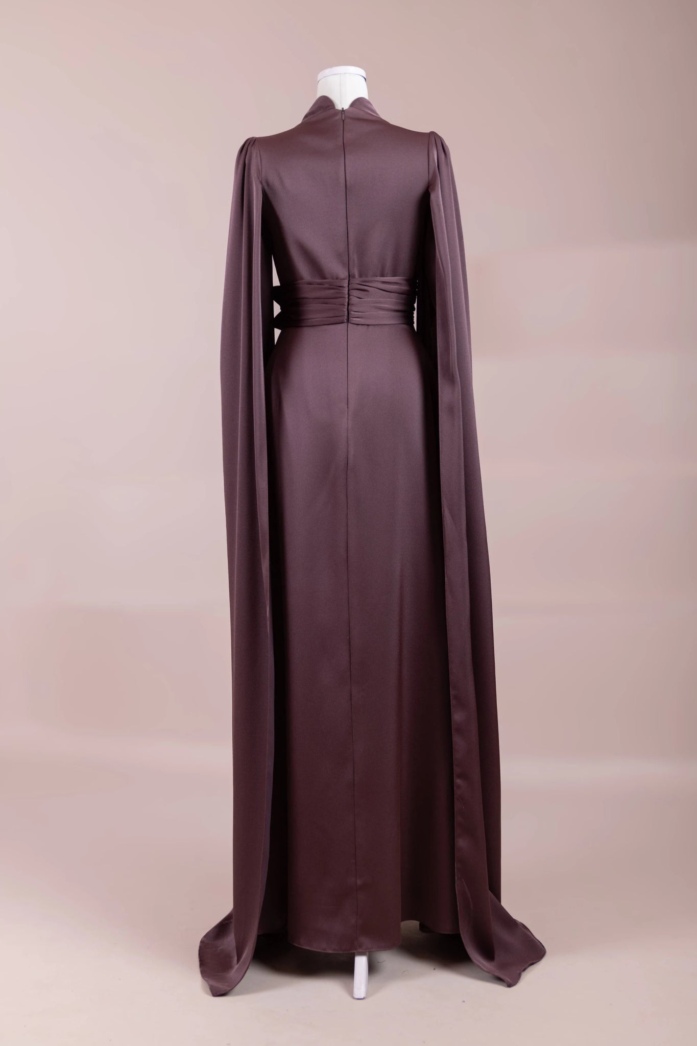 Jana Tesettür Abiye - FioraofDress - tesettur - abiye - bery burgundy - 38 - hijab - evening - dress