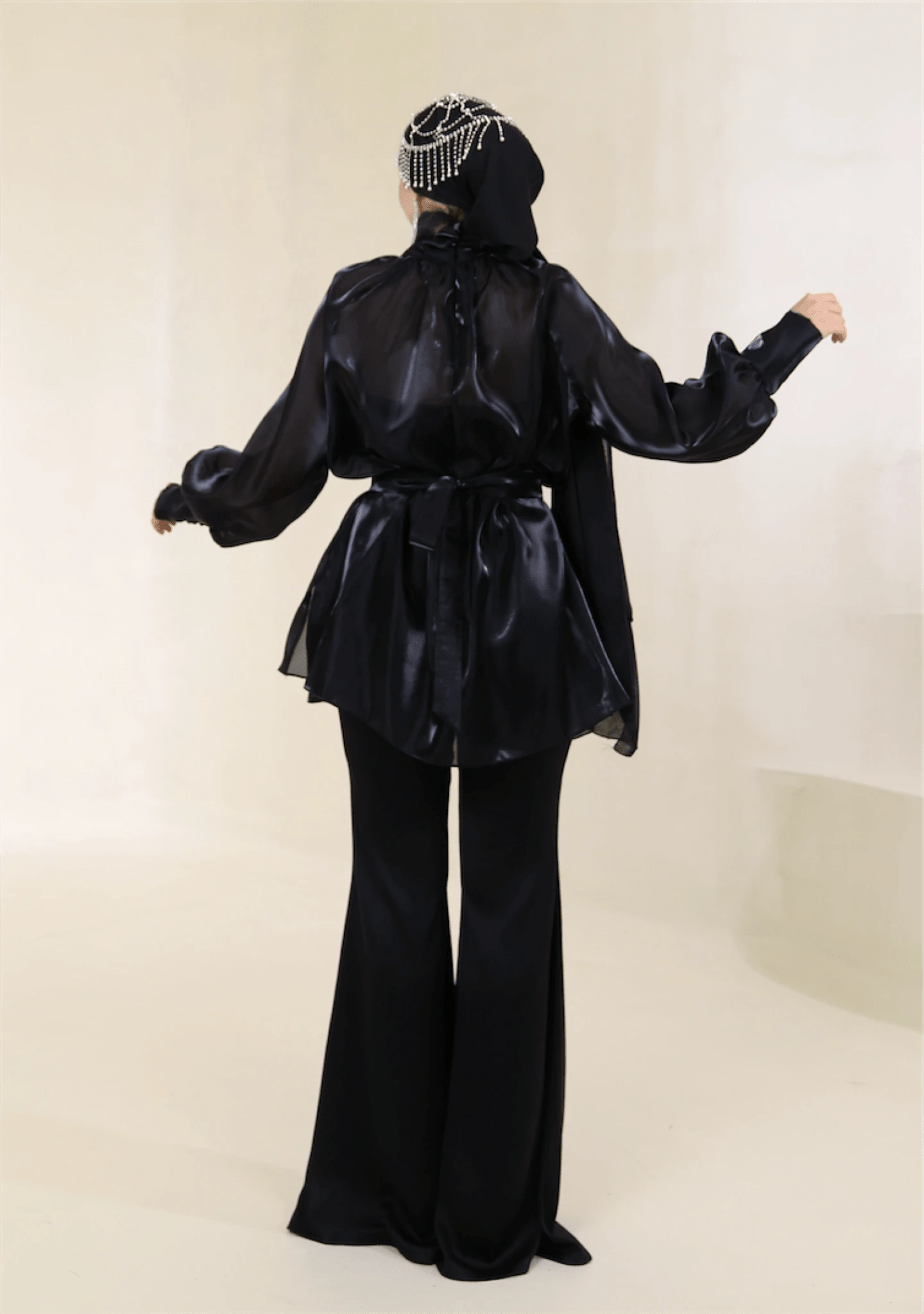 Janjan Tesettür Abiye Takım - FioraofDress - tesettur - abiye - 44 - Siyahh - hijab - evening - dress