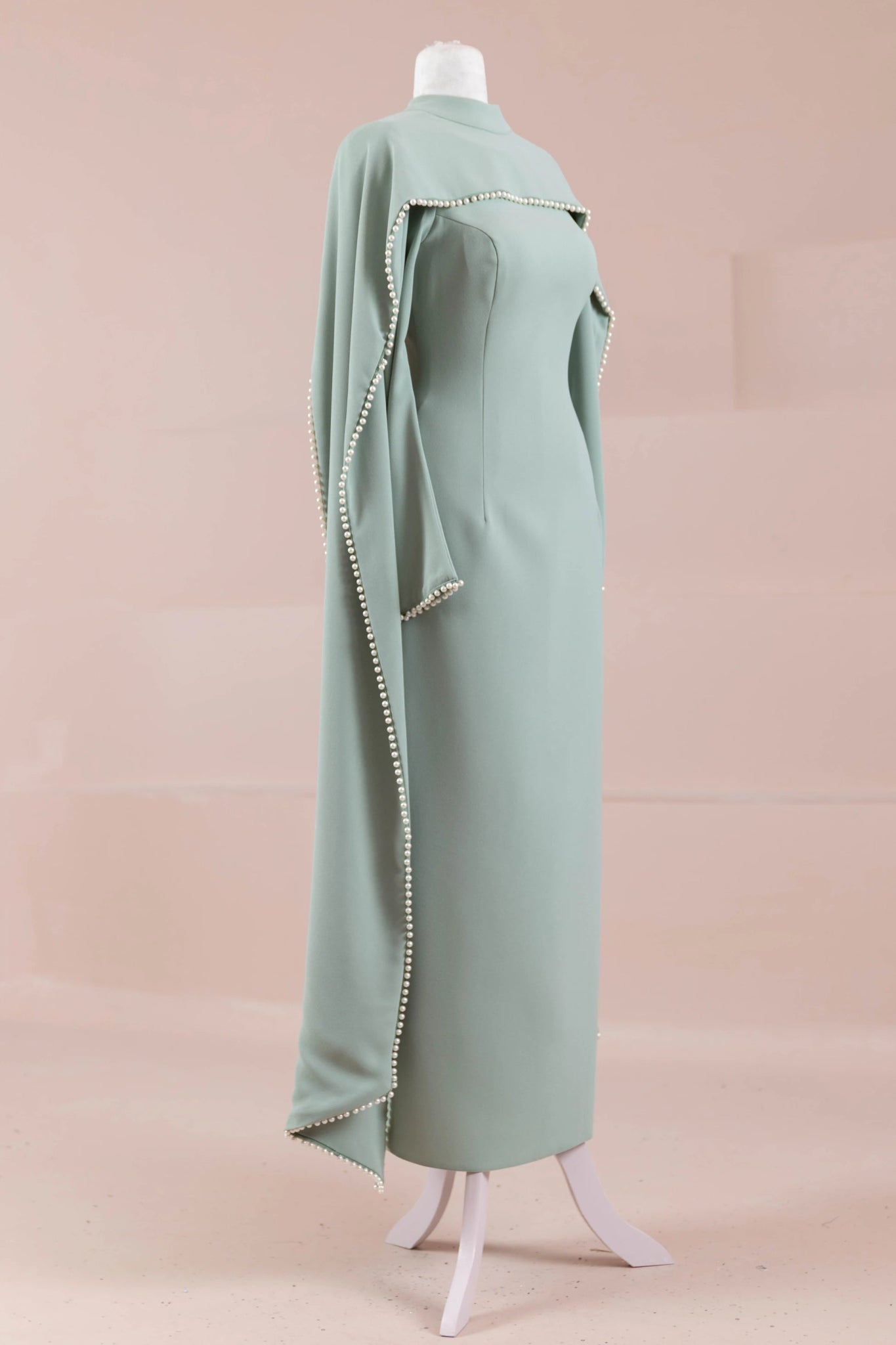 Jawhar Tesettür Abiye - FioraofDress - tesettur - abiye - mint - 38 - hijab - evening - dress