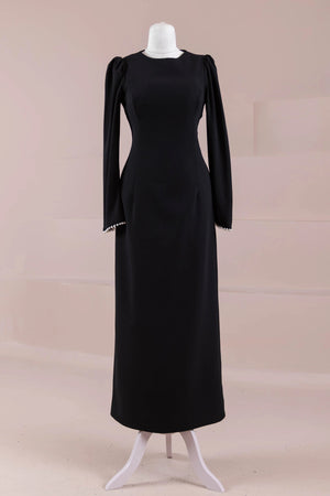 Jawhar Tesettür Abiye - FioraofDress - tesettur - abiye - Siyahh - 38 - hijab - evening - dress