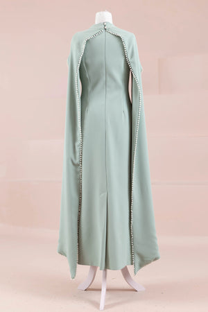 Jawhar Tesettür Abiye - FioraofDress - tesettur - abiye - mint - 38 - hijab - evening - dress