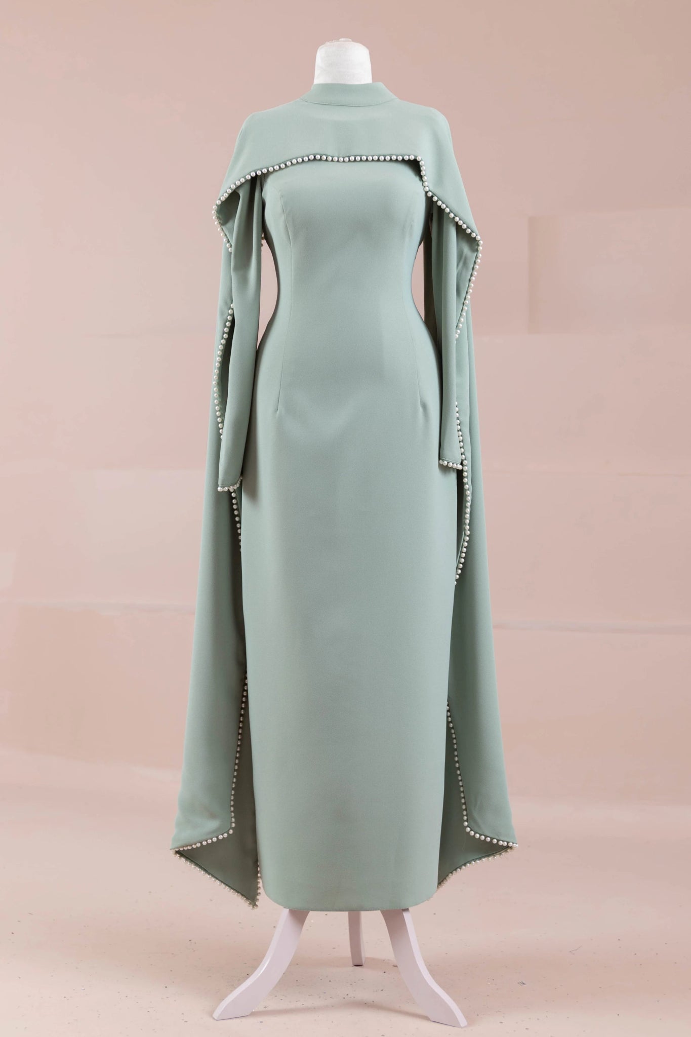 Jawhar Tesettür Abiye - FioraofDress - tesettur - abiye - mint - 38 - hijab - evening - dress