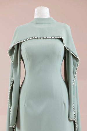 Jawhar Tesettür Abiye - FioraofDress - tesettur - abiye - mint - 38 - hijab - evening - dress