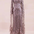 Kol Pelerin Tesettür Abiye - FioraofDress - tesettur - abiye - Bakır - 38 - hijab - evening - dress