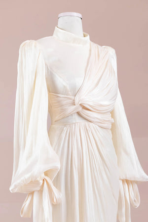 Laru Tesettür Abiye - FioraofDress - tesettur - abiye - Ekru - 38 - hijab - evening - dress