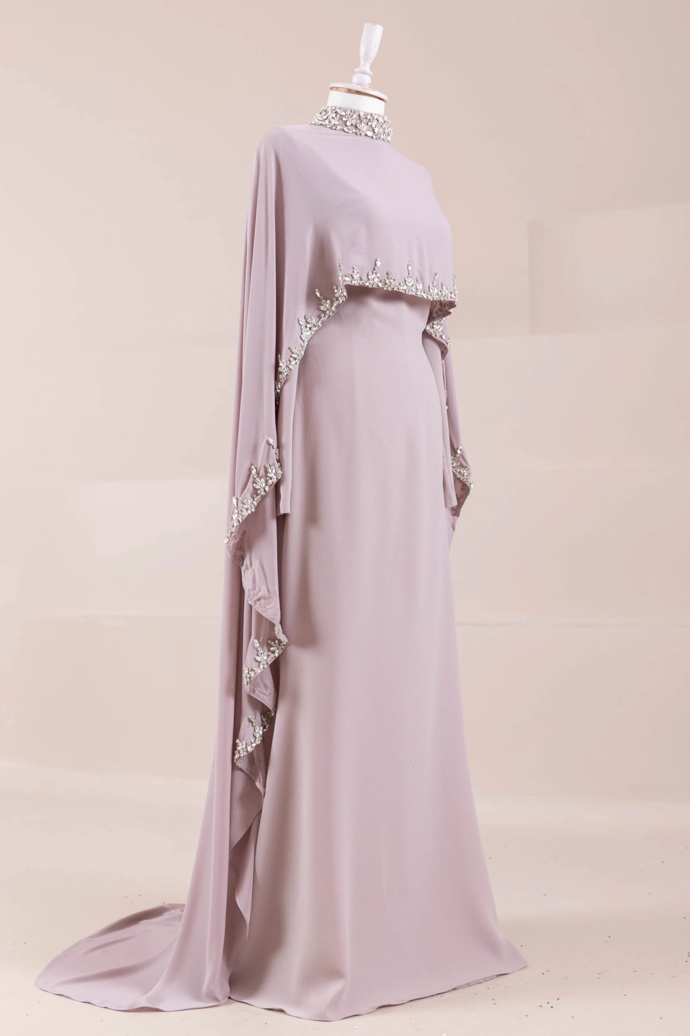 Layali Tesettür Abiye - FioraofDress - tesettur - abiye - lila - 40 - hijab - evening - dress