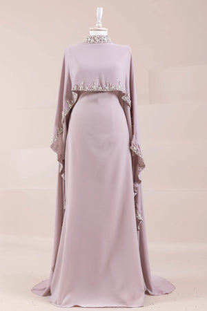Layali Tesettür Abiye - FioraofDress - tesettur - abiye - lila - 40 - hijab - evening - dress