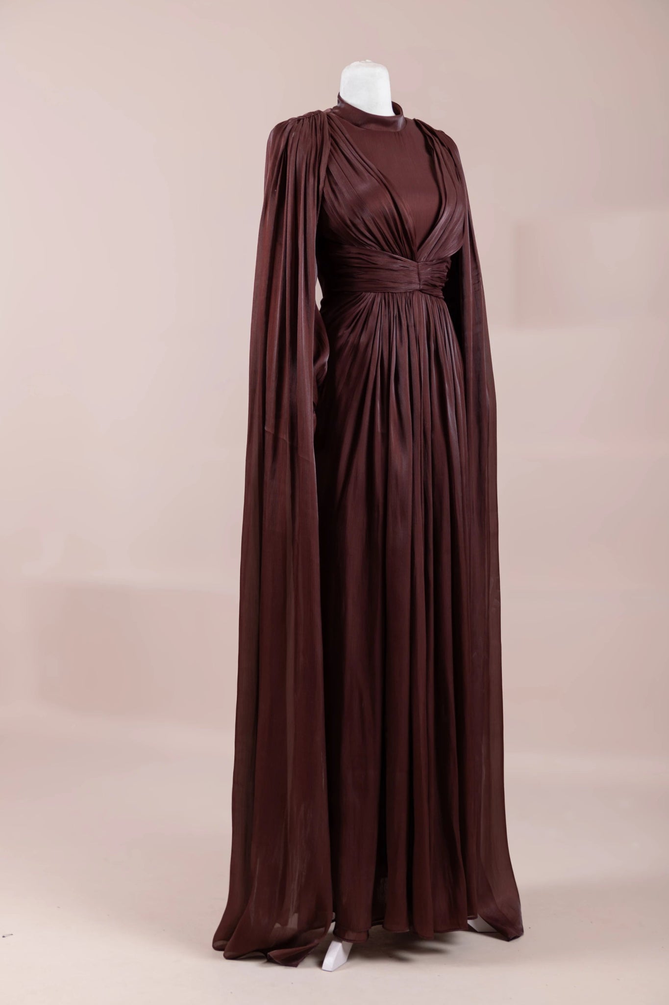 Lesley Tesettür Abiye - FioraofDress - tesettur - abiye - bery burgundy - 38 - hijab - evening - dress