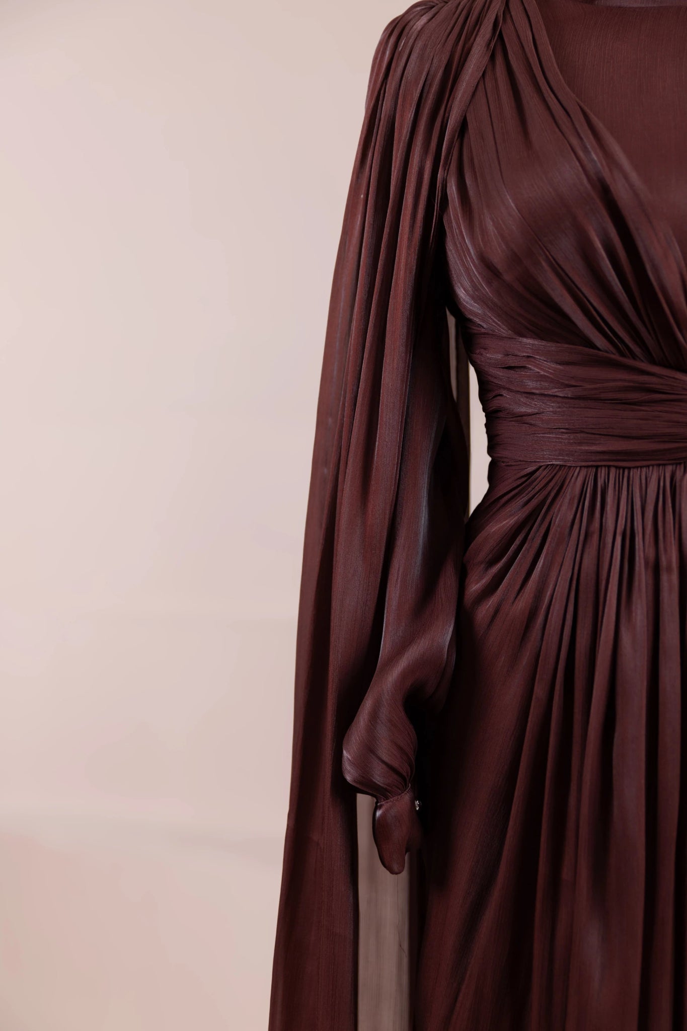 Lesley Tesettür Abiye - FioraofDress - tesettur - abiye - bery burgundy - 38 - hijab - evening - dress