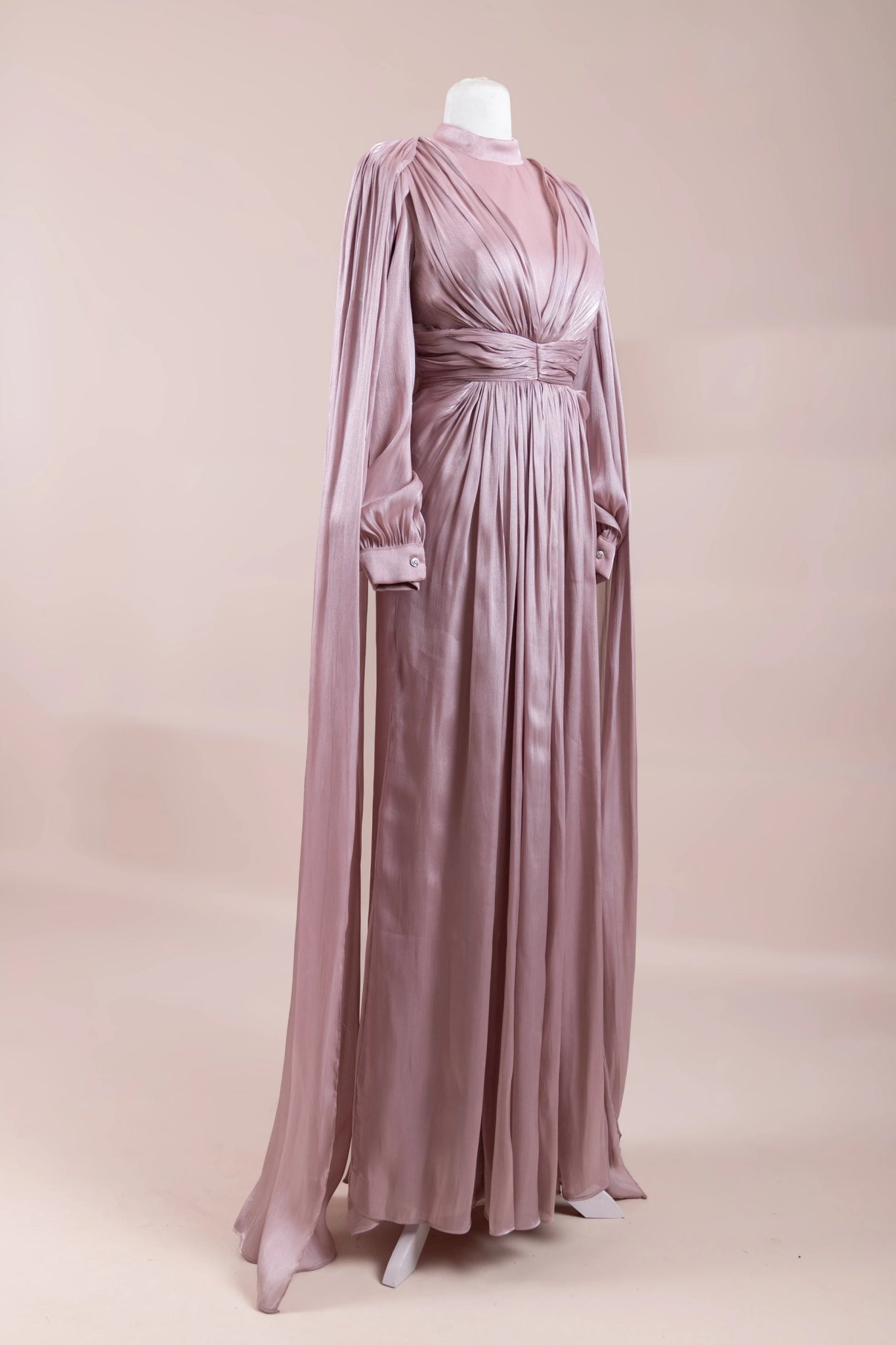 Lesley Tesettür Abiye - FioraofDress - tesettur - abiye - Pudra - 38 - hijab - evening - dress