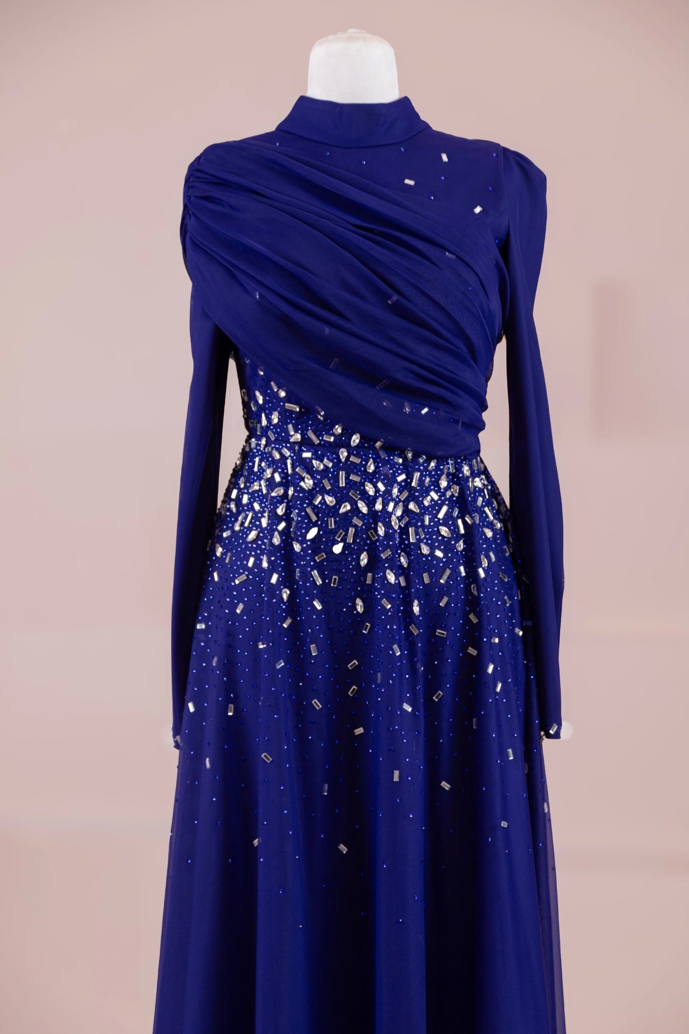 Levia Tesettür Abiye - FioraofDress - tesettur - abiye - SAX - 36 - hijab - evening - dress