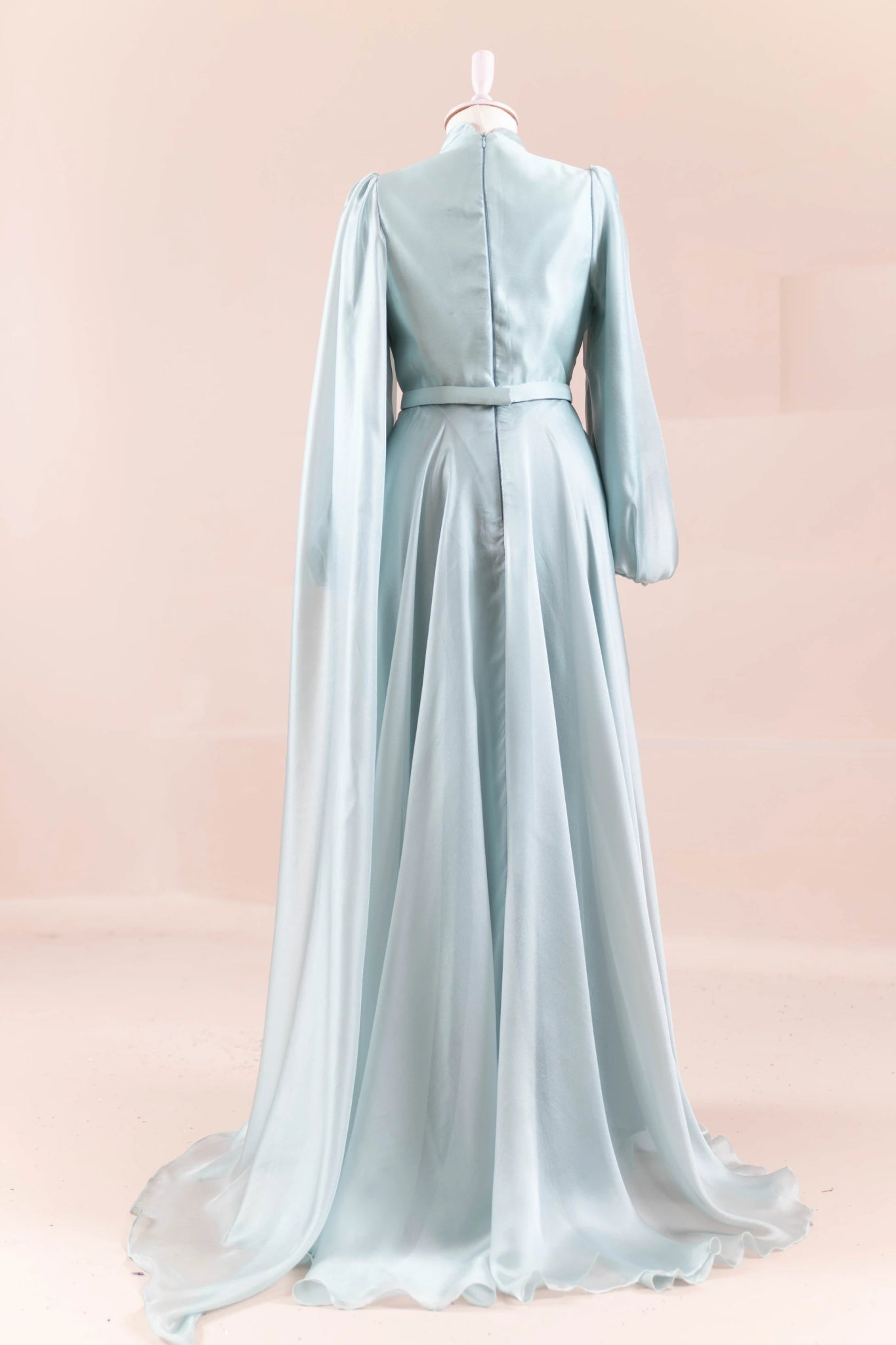 Liora Tesettür Abiye - FioraofDress - tesettur - abiye - mint - 38 - hijab - evening - dress
