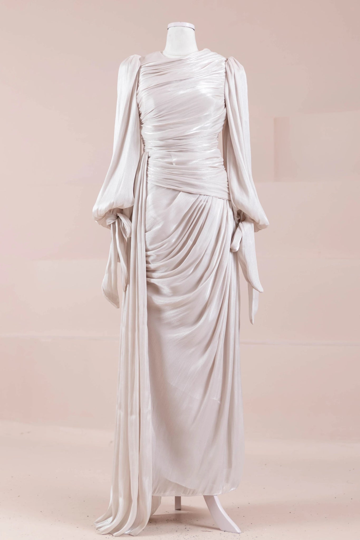 Lotus Tesettür Abiye - FioraofDress - tesettur - abiye - Taş Renk - 38 - hijab - evening - dress