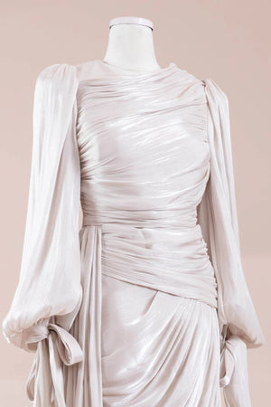 Lotus Tesettür Abiye - FioraofDress - tesettur - abiye - Taş Renk - 38 - hijab - evening - dress