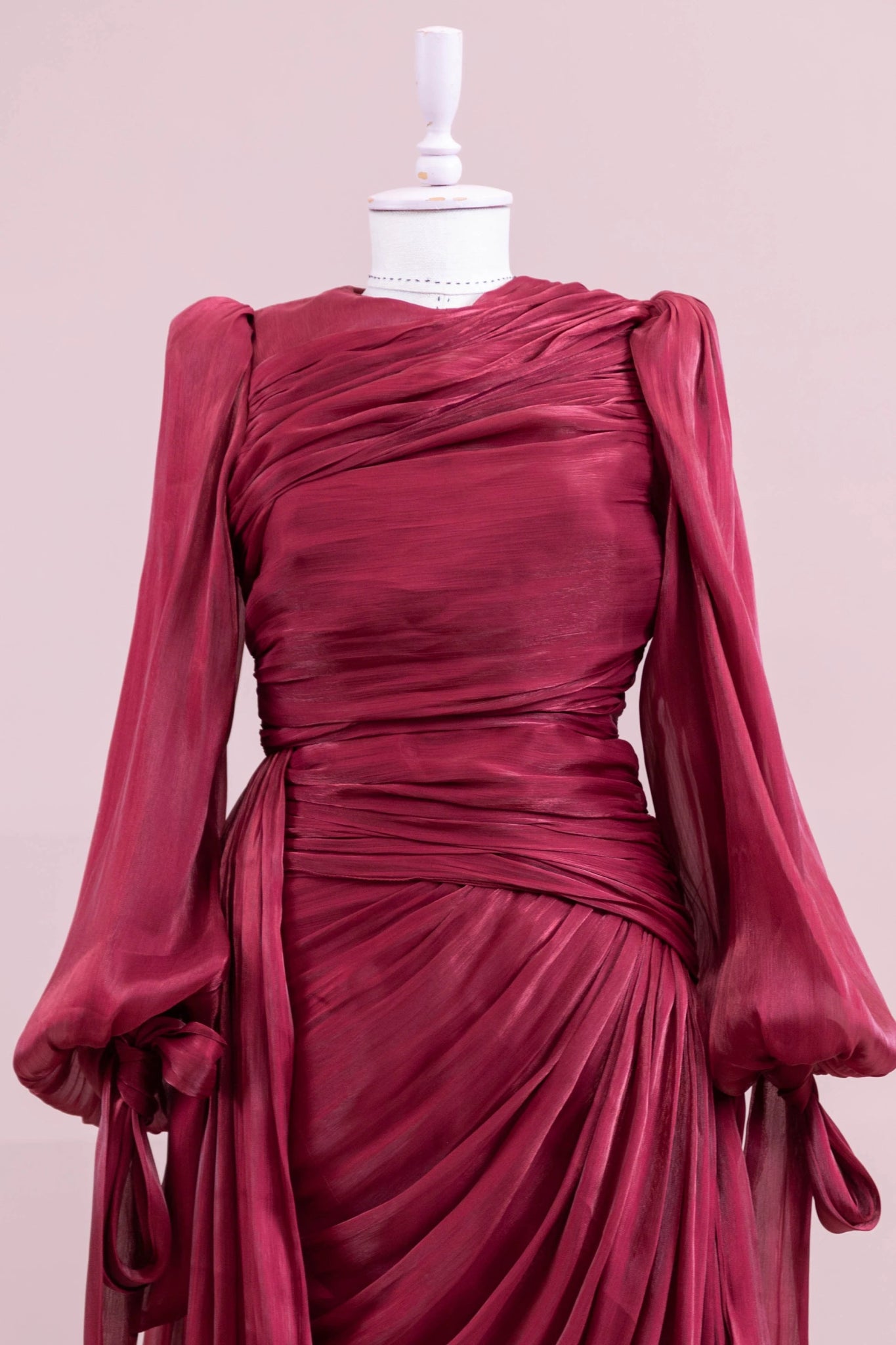 Lotus Tesettür Abiye - FioraofDress - tesettur - abiye - BORDO - 38 - hijab - evening - dress