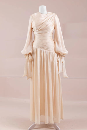 Lova Tesettür Abiye - FioraofDress - tesettur - abiye - Pudra - 38 - hijab - evening - dress