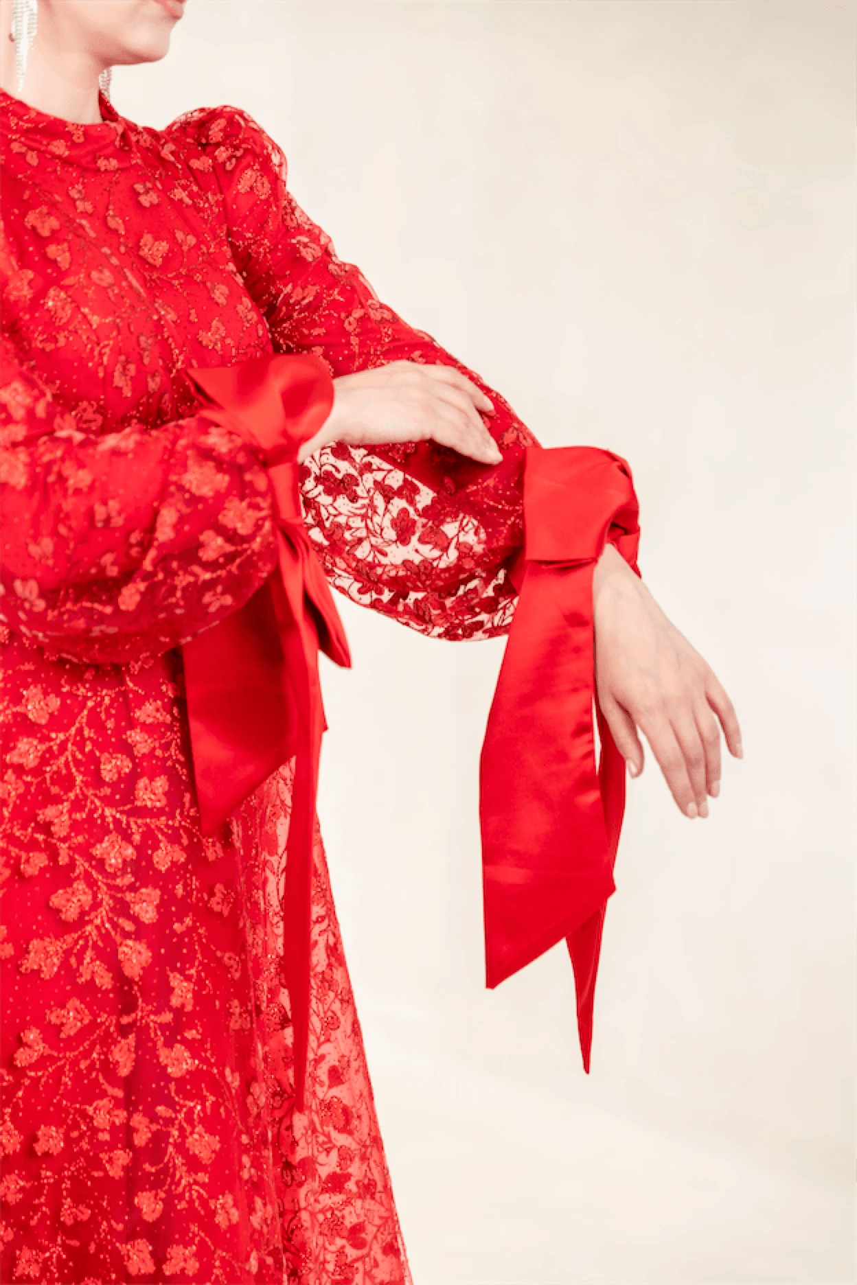 Lucetta Tesettür Abiye - FioraofDress - tesettur - abiye - 44 - Kırmızı - hijab - evening - dress