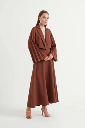 Lucia Etek Takım - FioraofDress - tesettur - abiye - Bakır - 42 - hijab - evening - dress