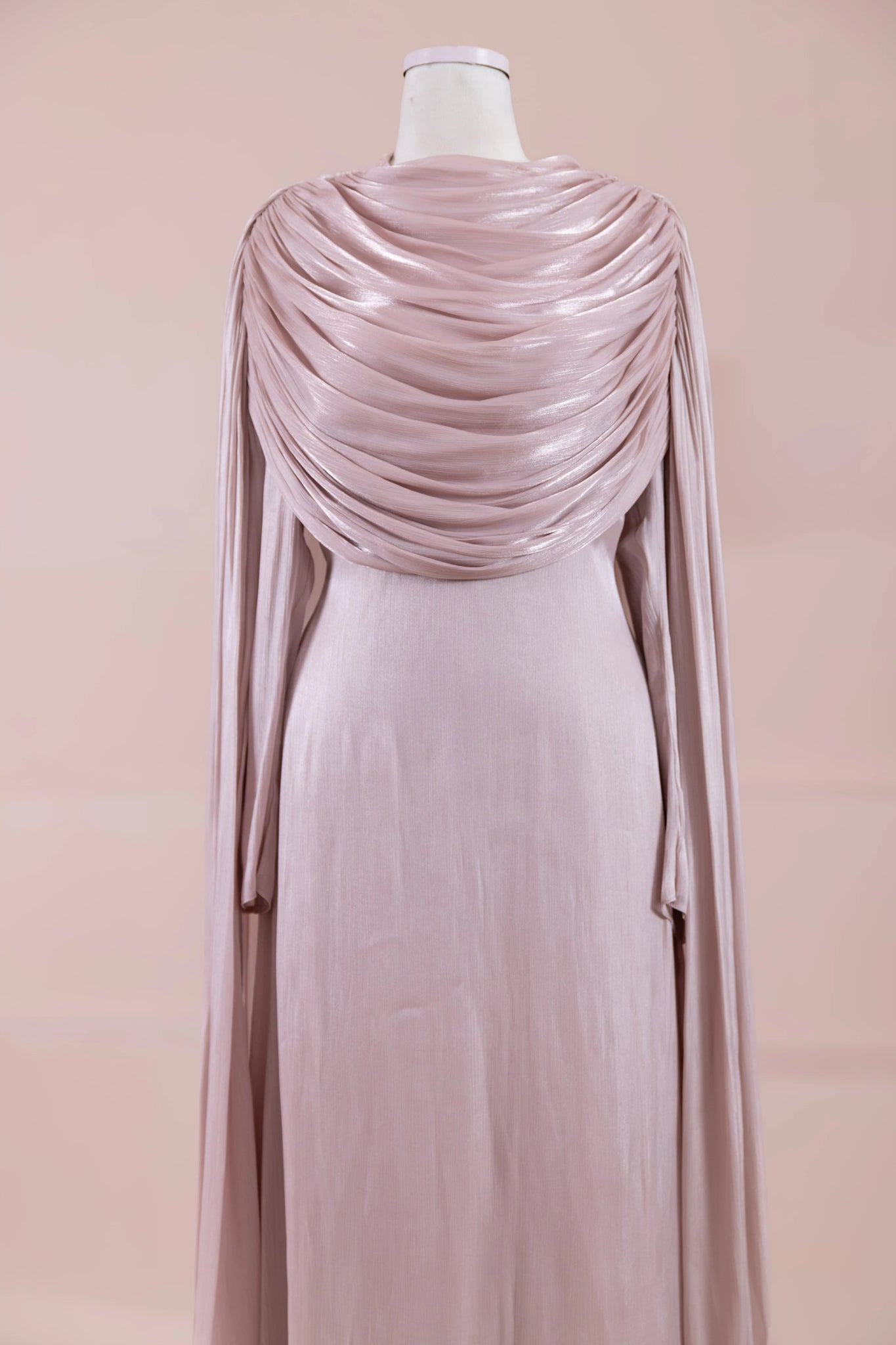 Lunesse Tesettür Abiye - FioraofDress - tesettur - abiye - Pudra - 38 - hijab - evening - dress