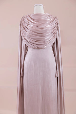 Lunesse Tesettür Abiye - FioraofDress - tesettur - abiye - Pudra - 38 - hijab - evening - dress