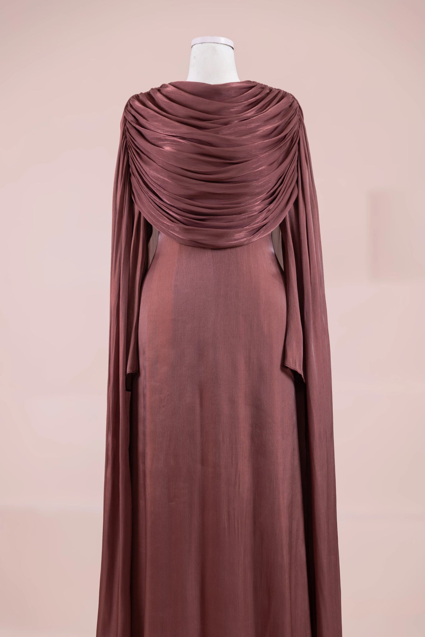 Lunesse Tesettür Abiye - FioraofDress - tesettur - abiye - bery burgundy - 38 - hijab - evening - dress
